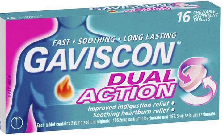 Gaviscon trị trào ngược dạ dày