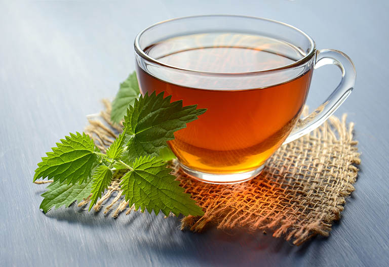 Uống trà kinh giới cải thiện bệnh lý 