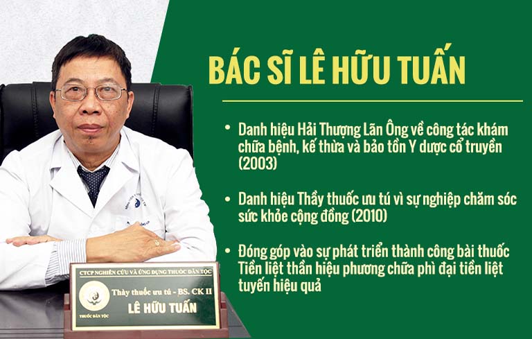 Bác sĩ Lê Hữu Tuấn với hơn 40 kinh nghiệm công tác trong nghề