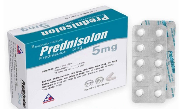 Thuốc chữa viêm họng Prednison