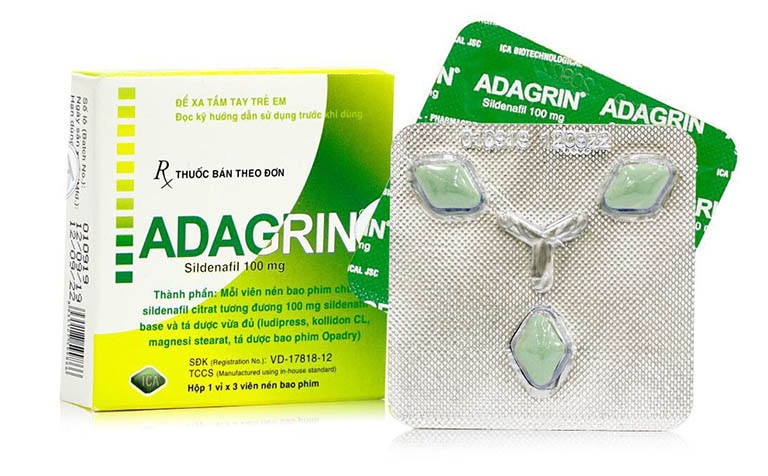 Adagrin 100 - Thuốc cường dương an toàn, hiệu quả