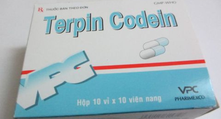 Thông tin về thuốc ho Terpin Codein