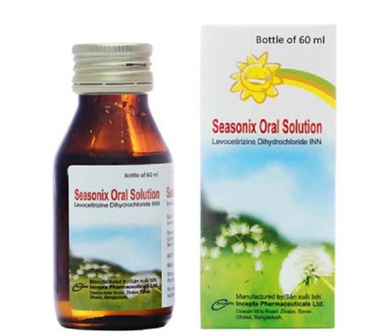 Seasonix Oral Solution - Siro chữa viêm mũi dị ứng cho bé 