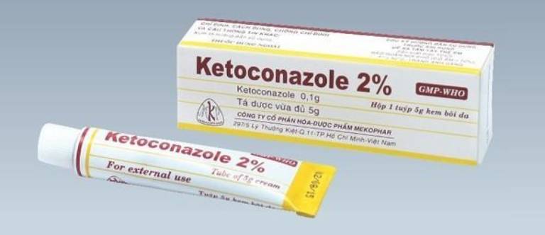 Thuốc bôi Ketoconazol Cream 2% điều trị lang ben