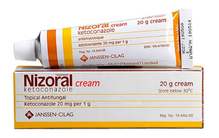 Điều trị nấm da đầu với kem bôi Nizoral Cream