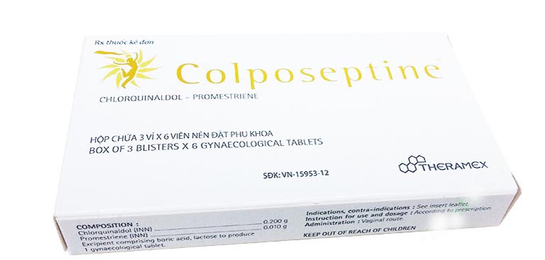 Thuốc trị viêm cổ tử cung Colposeptine