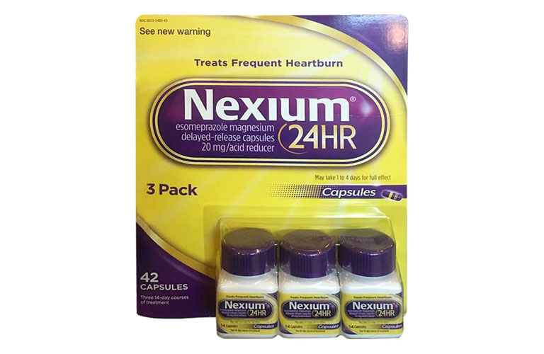 Nexium 24Hr là dòng thuốc đặc trị trào ngược dạ dày của Mỹ