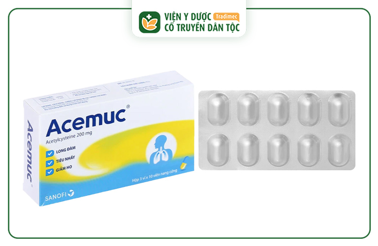 Acemuc là thuốc giúp tiêu đờm hiệu quả