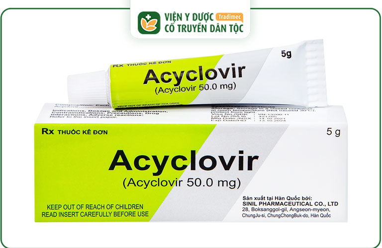 Thuốc Acyclovir được bào chế dưới nhiều dạng khác nhau