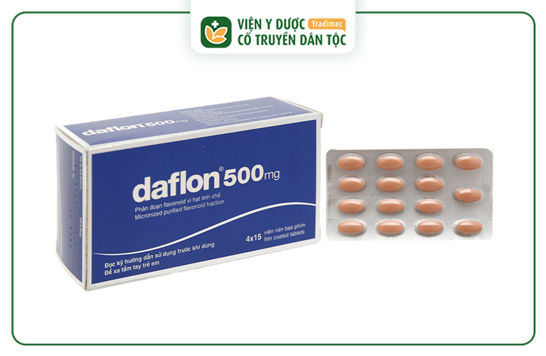 Daflon là thuốc dùng để điều trị các bệnh lý liên quan đến tĩnh mạch và mạch máu