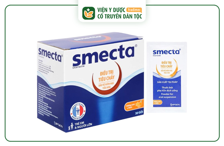 Smecta là thuốc sử dụng điều trị tiêu chảy cấp