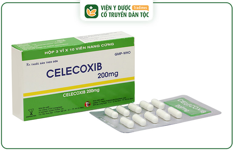Celecoxib 200mg là thuốc chữa đau vai gáy, giảm triệu chứng bệnh viêm khớp