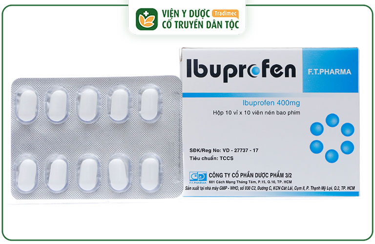 Ibuprofen là thuốc giảm đau, chống viêm không steroid