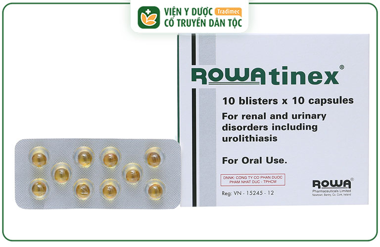 Rowatinex 1mg là thuốc điều trị sỏi niệu quản có nguồn gốc từ Ireland