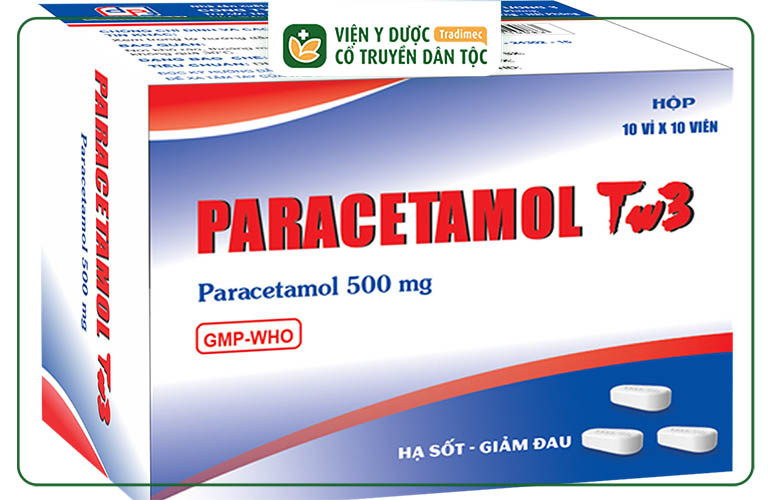Paracetamol được sử dụng phổ biến trong các trường hợp cần giảm đau, hạ sốt
