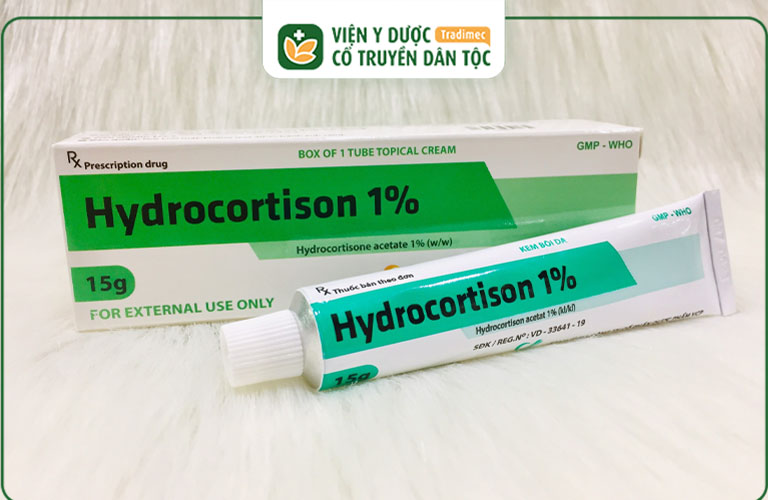 Thuốc chữa viêm da dầu Hydrocortisone 1%