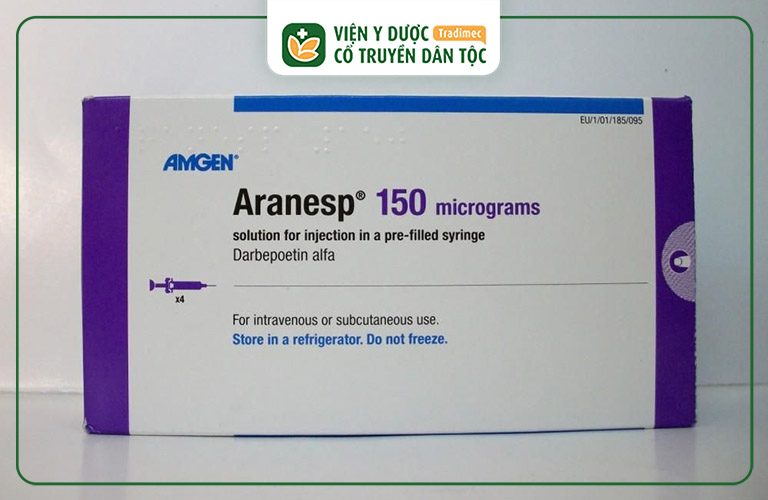 Aranesp chống thiếu máu, cho hiệu quả sau khoảng 2 tháng sử dụng
