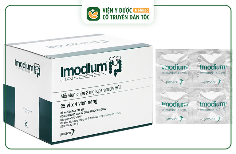 Imodium được bào chế dưới dạng viên nang dễ sử dụng